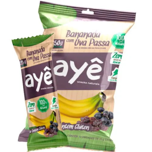 BANANADA COM UVA PASSAS 250G