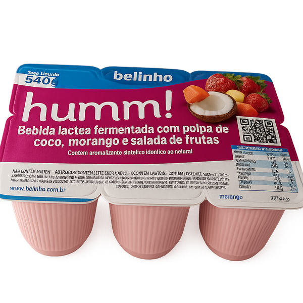 BEB LACTEA BELINHO COCO/MOR/SALADA DE FRUTAS (6X90G) BDJ