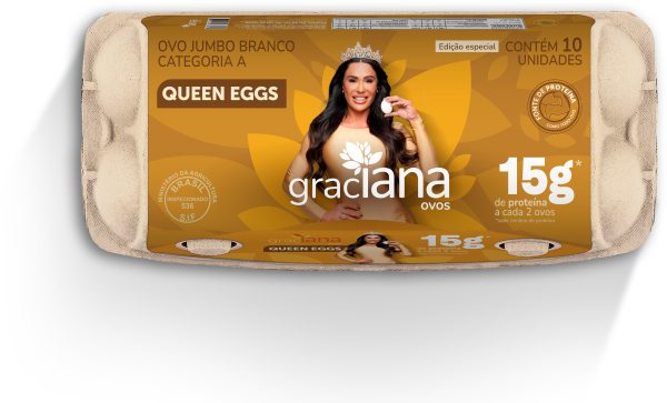 OVOS GRACIANA BRANCO QUEEN EGGS