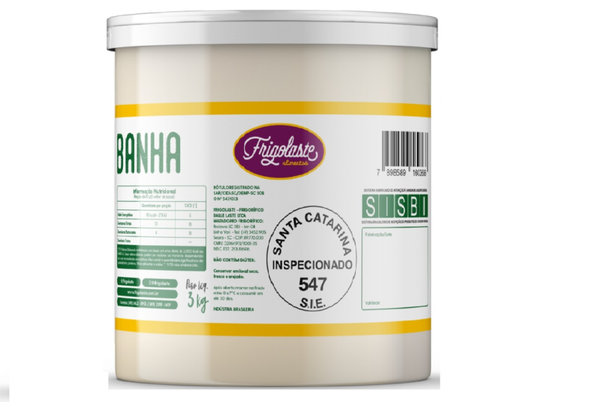 BANHA FRIGOLASTE 3KG