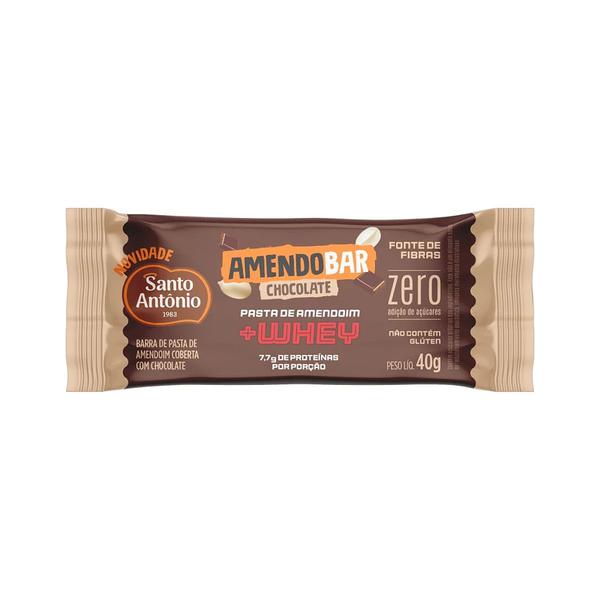 BARR STO ANTONIO AMENDOBAR WHEY 40G CHOC
