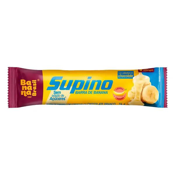 Barra Cereal Supino 24G Banana Branco