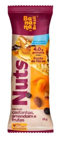 Barra Cereal Nuts Frut 25G Castanha Amendoim