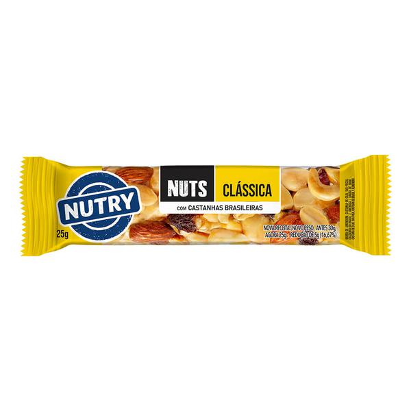 BARRA CER NUTRY 25G NUTS CLASSICA