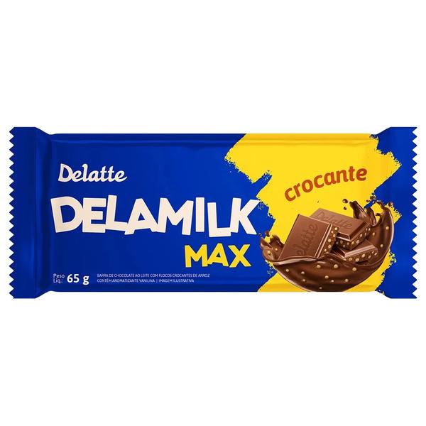 CHOC DELATTE DELAMILK 65G LEITE/FLOCOS