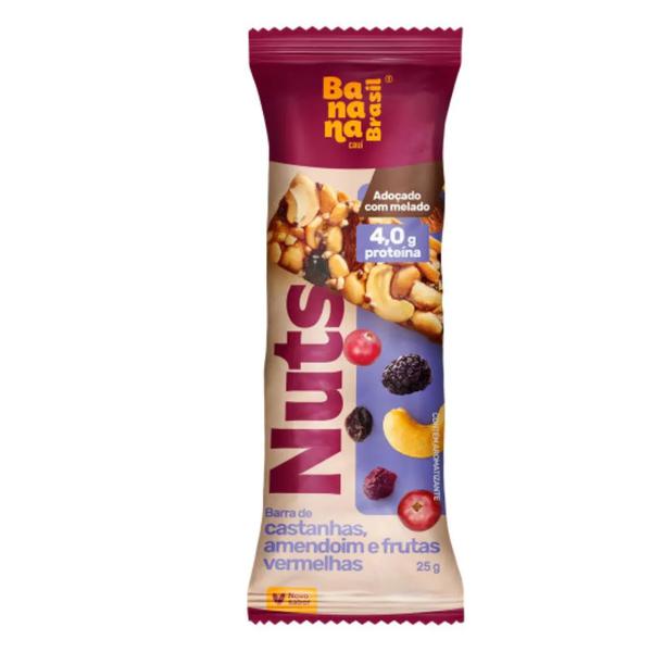 BARRA NUTS SUPINO CASTAN FRUTAS/VERM 25G