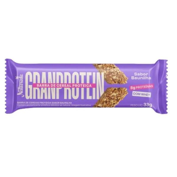 BARRA CEREAL NATURALE GRANPROTEIN BAUNILHA 33G