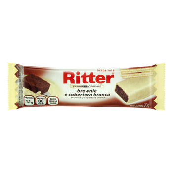 BARRA DE CEREAL RITTER BROWNIE CBRAN 25G