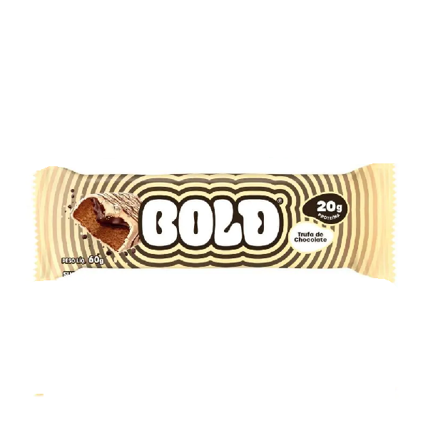BARRA PROTEÍCA TRUFA DE CHOCOLATE 60G BOLD