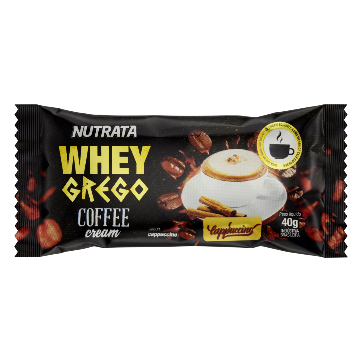 Barra Proteina Whey Grego Cappuccino 40g