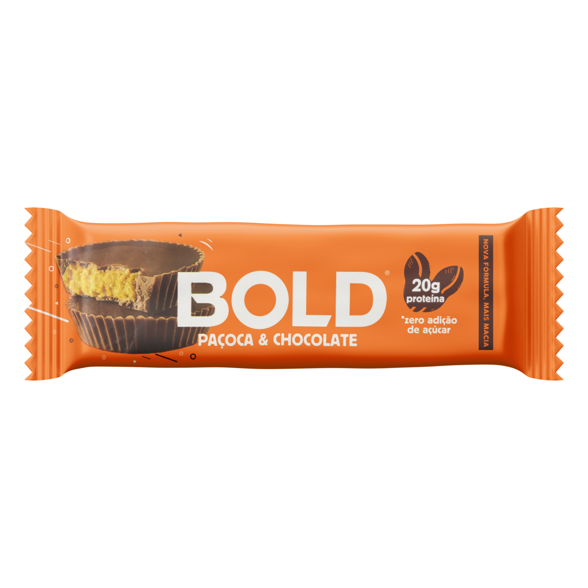BARRA  PROTEIN BOLD PAÇOCA E CHOC 60g