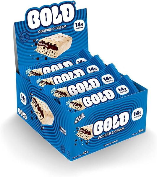 BOLD BARRA COOKIES E CREAM 40G