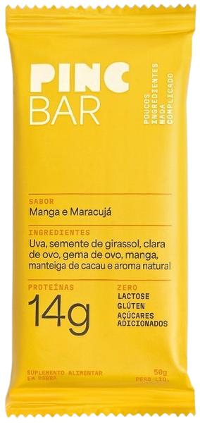 BARRA PROTEINA PINC BAR 50G MANGA MARACUJA