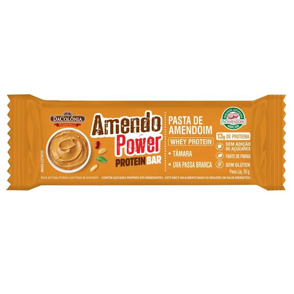 BARRA PROTEICA DACOLONIA 50G AMENDOPOWER
