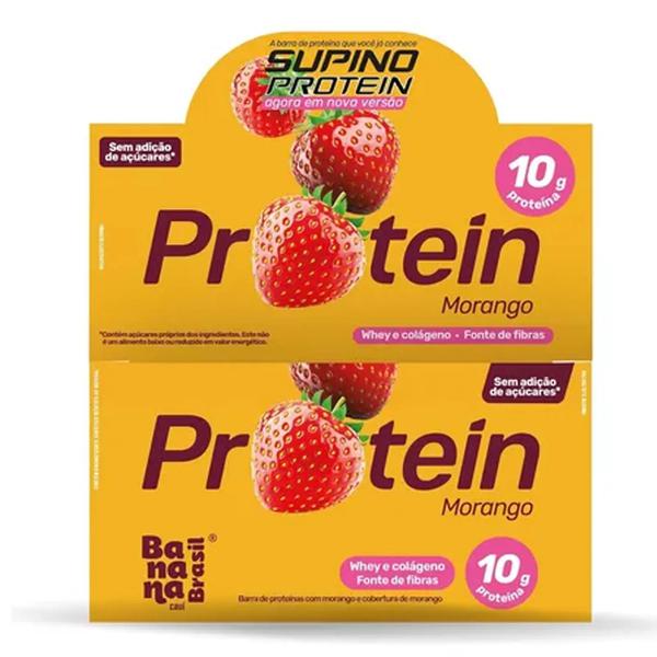 Barra Proteina Banana Brasil Zero 30G Morango