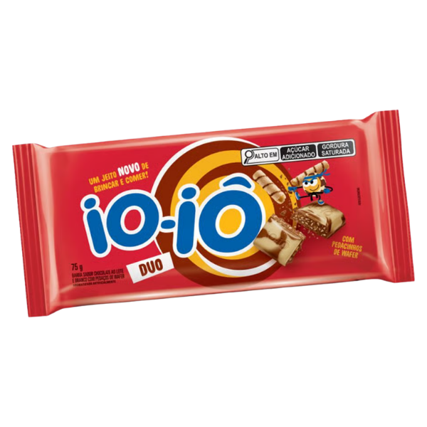 CHOC.IO-IO BRANCO DUO C/WAFER 75G