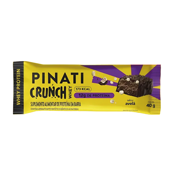 BARRA CRUNCH PINATI WHEY AVELA 40G