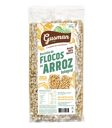 BARRINHA FLOCOS DE ARROZ INTEGRAL GUSMAN