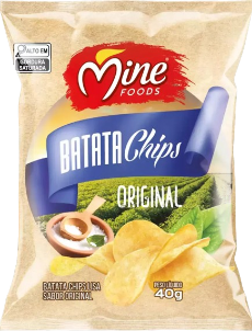 BATATA FRITA LISA MINE FOODS PCT 40g ORIGINAL