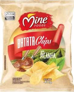 BATATA FRITA LISA MINE FOODS PCT 40g PICANHA