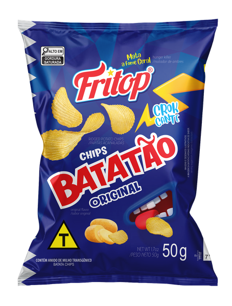 BATATAO CHIPS FRITOP ORIGINAL 50G