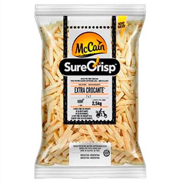 BATATA PRE-FRITA MCCAIN SURECRISP 7MM CG PCT 2,5KG