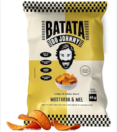 BATATA DO JOHNNY 45G MOSTARDA/MEL