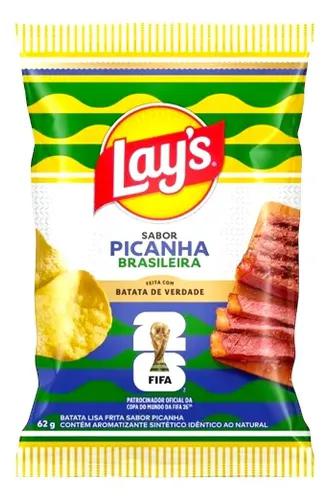 BATATA LAYS PICANHA BRASILEIRA 62G