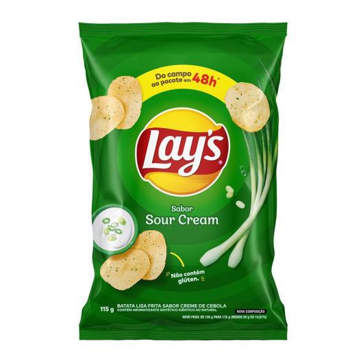 BATATA ELMA CHIPS LAYS SOUR CREAM 115G