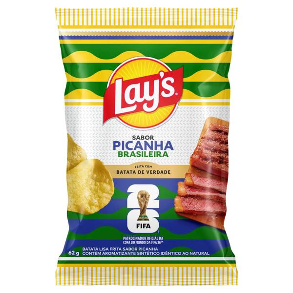 Batata Frita 62g Picanha Copa Rust. Lays