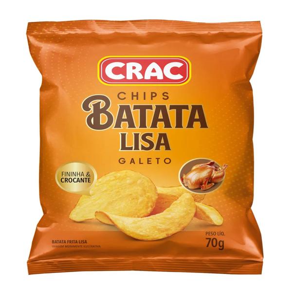 BATATA CRAC LISA GALETO 70GR 