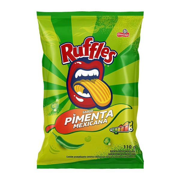 BATATA RUFFLES 30G PIMENTA MEXICANA ELMA CHIPS