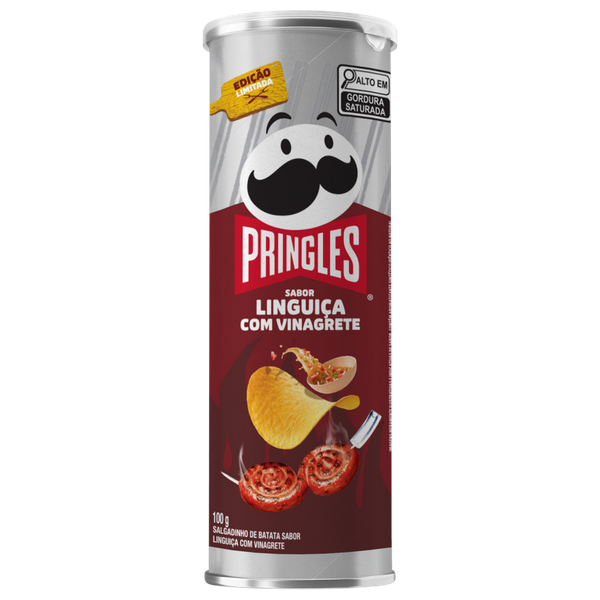 BATATA PRINGLES 100G LING. C/ VINAGRETE