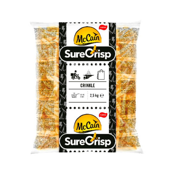 BATATA CONGELADA MCCAIN CRINKLE SEASONED 2,5KG
