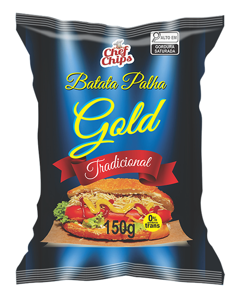 Batata Palha Chef Chips 120g Gold Extra Fina
