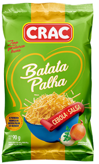 Batata Palha Crac 90g Salsa/Cebola