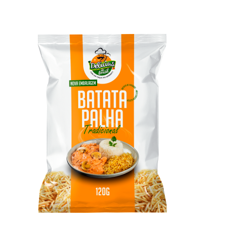 BATATA PALHA DELICIAS DO BRASIL 120G TRADICIONAL