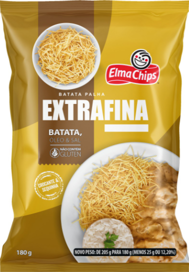 BATATA PALHA ELMA CHIPS EXTRA FINA 180G