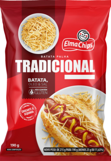 BATATA PALHA ELMA CHIPS 190G