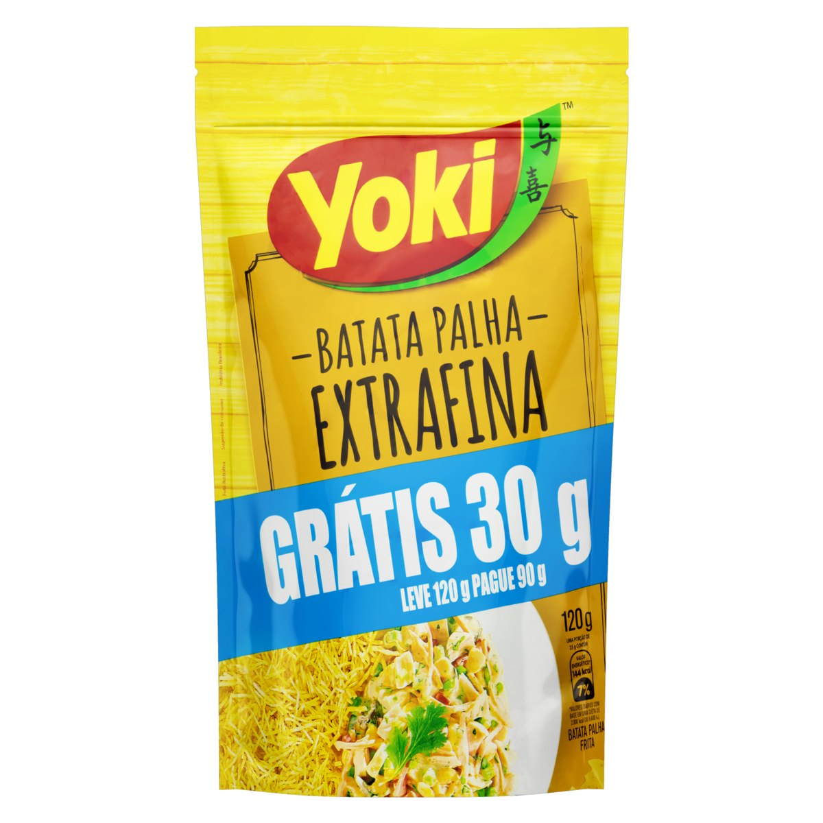 BATATA PALHA YOKI EXTRA FINA 100G