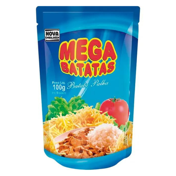 BATATA PALHA EXTRAFINA 100G MEGA BATATAS