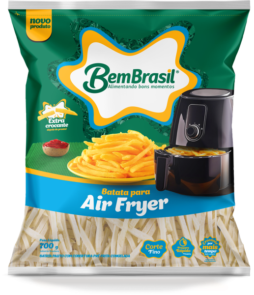 BATATA PRE COZIDA AIRFRIER CG BEM BRASIL MAIS BATATA PCT 700g PALITO 7MM