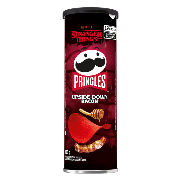 Batata Pringles Netflix Bacon100g