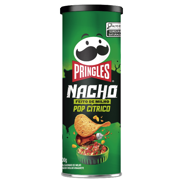 SALGADINHO PRINGLES 100G NACHO CITRICO