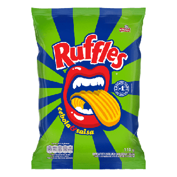 BATATA RUFFLES CEBOLA E SALSA 115G
