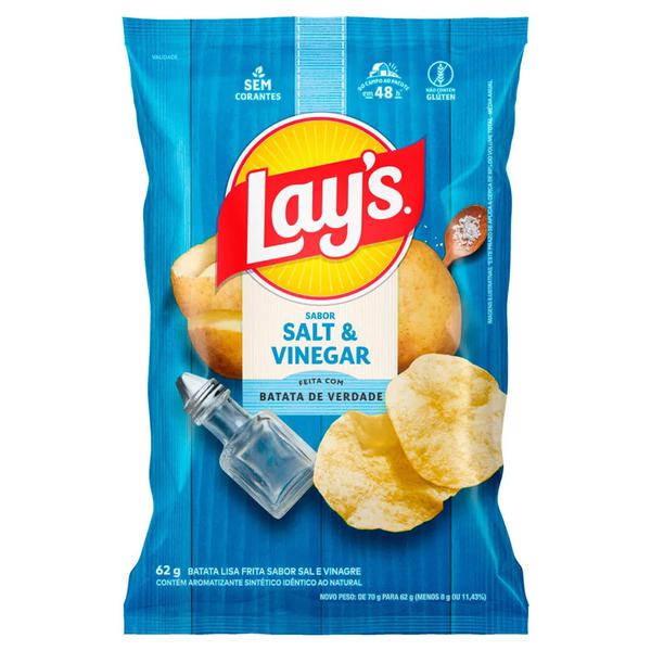 BATATA FRITA SALT VINEGAR LAY'S 62G