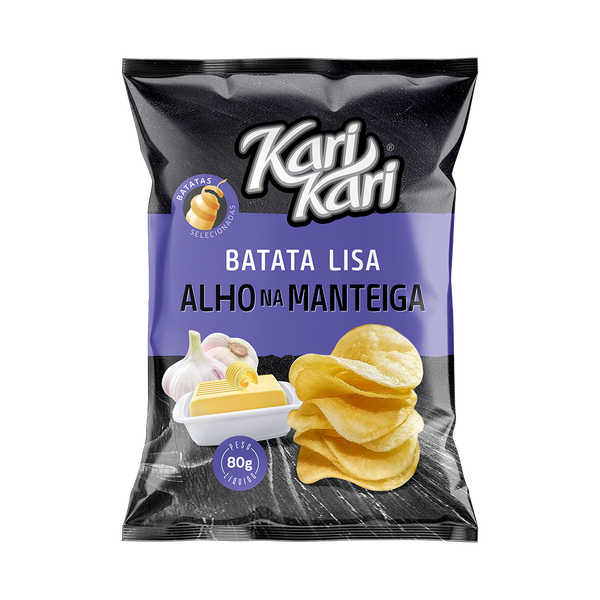 BATATA LISA RUPPERS 80G ALHO NA MANTEIGA