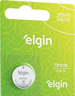 PILHA BATERIA BOTAO 3V ELGIN R/CR2025