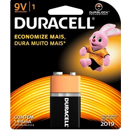 Bateria Duracell 9V