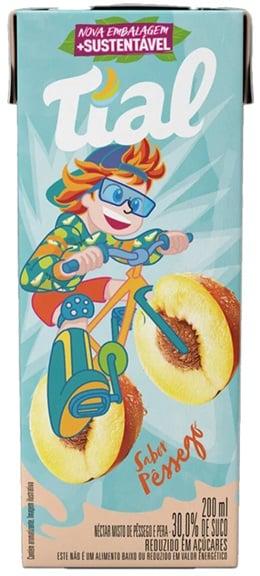 Suco Pronto Tial 100 200ml Pessego